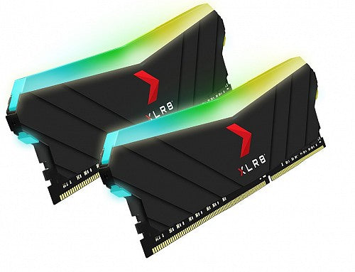 PNY XLR8 EPIC-X RGB DIMM DDR4 3200MHz 16GB (2X8GB) Desktop RAM PNY XLR8 EPIC-X RGB DIMM DDR4 3200MHz 16GB (2X8GB) Desktop RAM